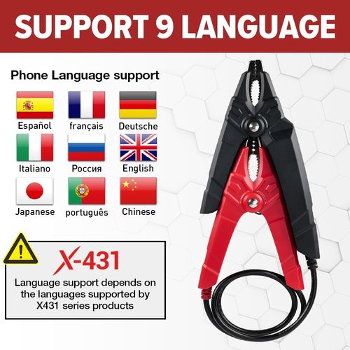 LAUNCH X431 BST360 Battery Test Clip Analyzer 12V Voltage Car Battery Tester  — image 6