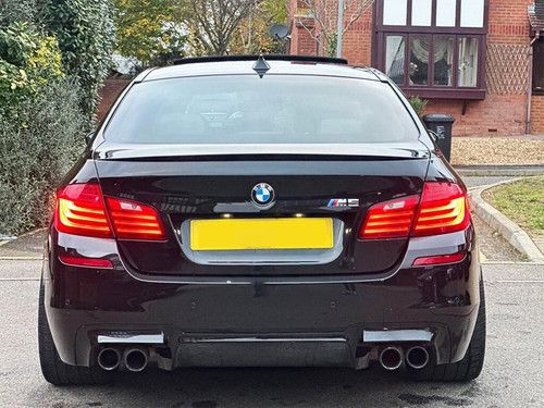 FOR BMW 5 SERIES F10 M SPORT REAR TRUNK LID LIP BOOT SPOILER 10-16 GLOSS BLACK