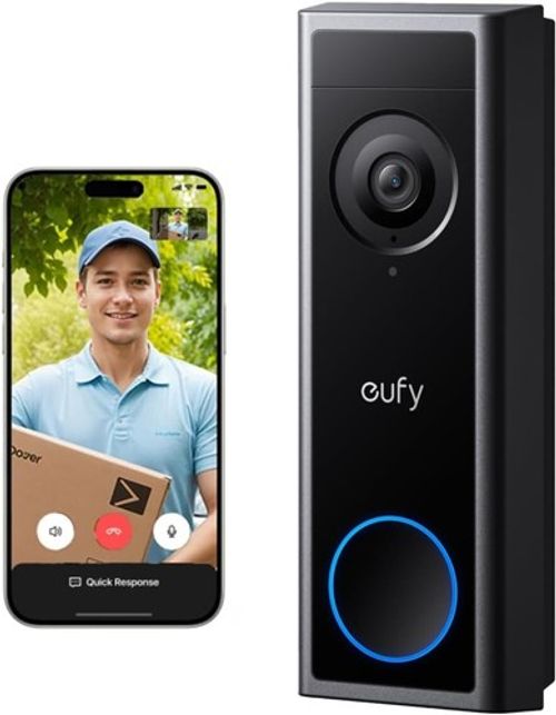 Eufy Security Video Doorbell Camera Wireless C30 Live Video Call 2K Battery 16:9