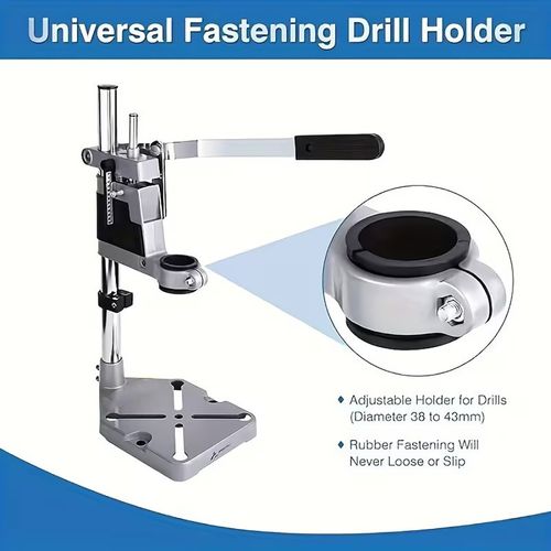 Adjustable Drill Stand Universal Bench Clamp Drill Press Stand Floor Hand Drill — image 2