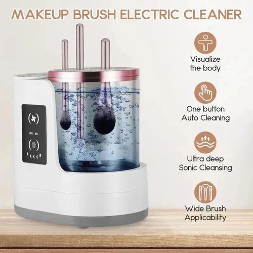 Electric Makeup Brush Cleaner Machine Portable Automatic USB Cleaning Tool Dryer — image 2