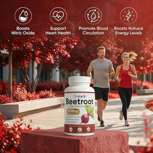 3-Pack | Lemeli Beetroot - 1300mg, Lemeli Beet Root Supplement 60 Capsules UK~ — image 6