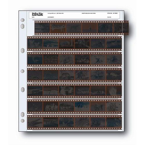 20x Print File Archival 135 35mm Negative Pages Sleeves Film Preservers 35-7BXW