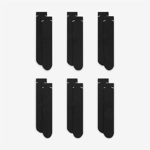 Nike Everyday Cushioned Crew Socks 6 Pairs SX7666 Black White Dri-FIT Sports Gym — image 4
