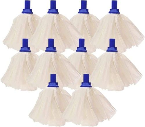 Large Mop Heads Push & Screw Fit Big White Colour Coded 120G Mop Pack 10 20 Deal