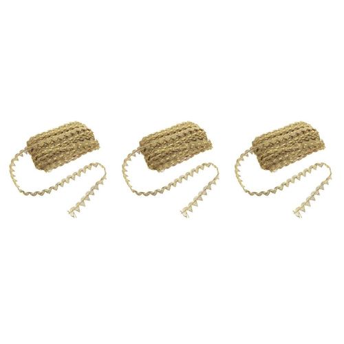 Elegant Gold Braid Lace Trim for Bridal Gown and Stage Costume Embellishment — image 3