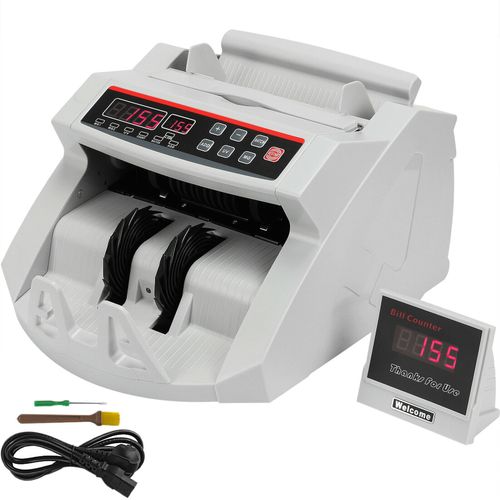 Electric Note Counter Machine Cash Bill Money Banknote Counting Detector — image 3
