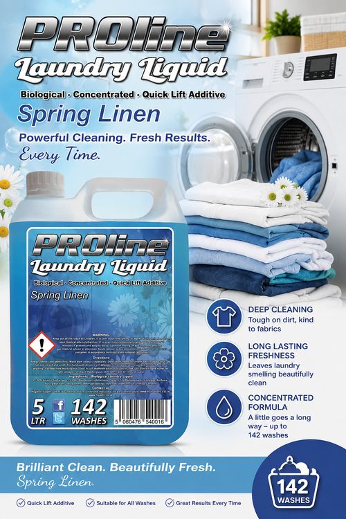 Premium Bio Laundry Liquid  Washing Liquid Detergent 4x5ltr (568 WASHES)  — image 4
