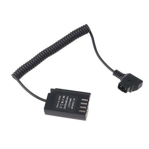 ABS+PC D-Tap to DMW-BLK22/DCC17 Dummy Battery Power Cable for Panasonic