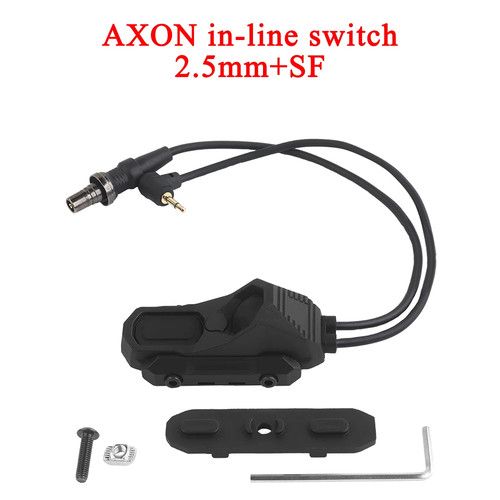 Tactical AXON Remote In Line Dual Function Pressure Switch Flashlight PEQ Laser