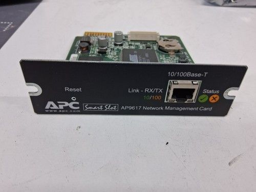 APC SMARTSLOT AP9617 NETWORK UPS MANAGEMENT CARD  DUAL SLIT DESIGN VERSION