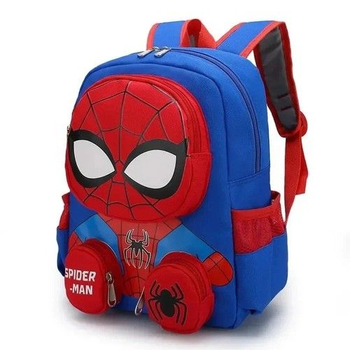 Boys Marvel Spiderman Backpack Kids Avengers School Travel Rucksack Lunch Bag UK