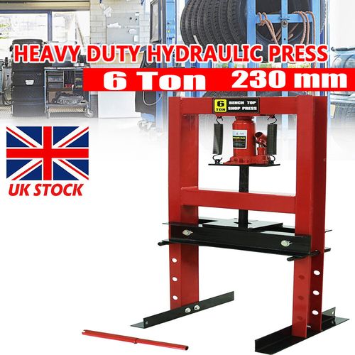 Hydraulic Bench Press 6 Ton Heavy Workshop Garage Car Bearing Heavy Duty Tools — image 1