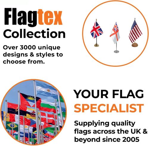 Scottish Saltire Flag 90cm x 60cm | Double Sided, Fade Resistant Banner — image 7