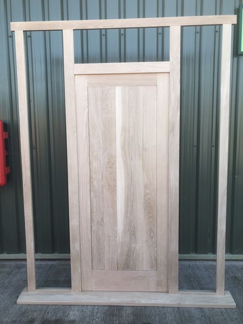Solid Oak Front Door And Combination Frame, Made To Your Size £1995 — image 11
