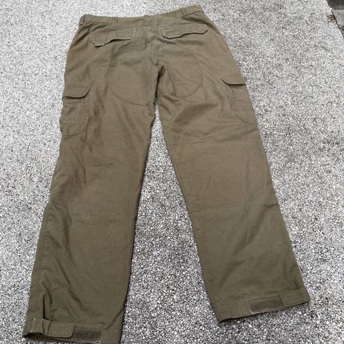 Men’s XL Trakker Fleece Lined Trousers Bottoms Carp Fishing Khaki Green Bottoms — image 8