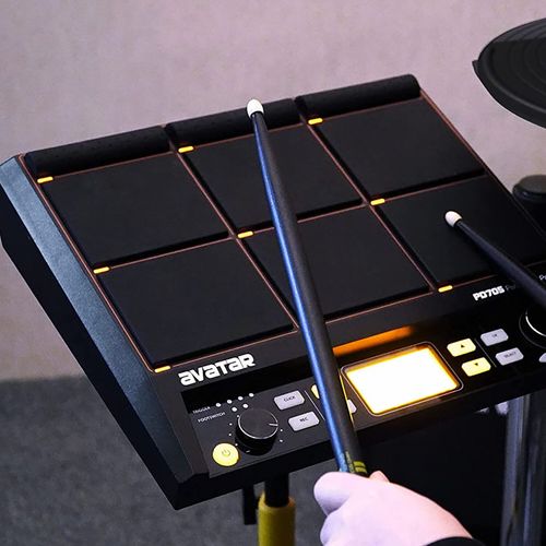 Avatar PD705 Percussion Sample Pad 9-Trigger Multipad Tabletop Electric Drum — image 4