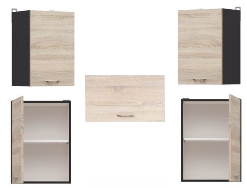 Corner Kitchen Cabinet Left Set Complete Fitted 9 Units Sonoma Oak Wenge Junona — image 16