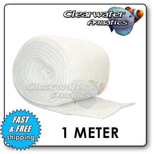  FILTER FLOSS WOOL MEDIA ROLL AQUARIUM POND FISH EXTERNAL TANK MARINE 