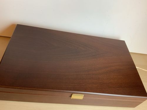 Renzo Romagnoli Solid Mahogany Roulette Wheel Case Set — image 10