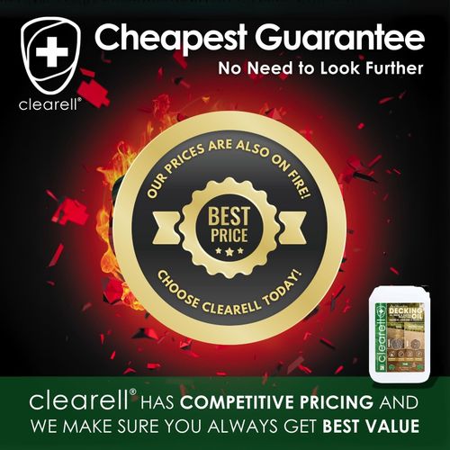 Clearell 20L DECKING OIL | Clear Matt Wood Shed Preserver UV Treatment 20 Litres — image 13
