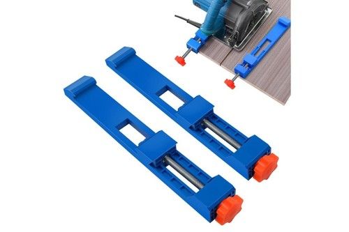 2Pack Adjustable Circular Saw Track Guide Rail for Straight Cutting Woodwork