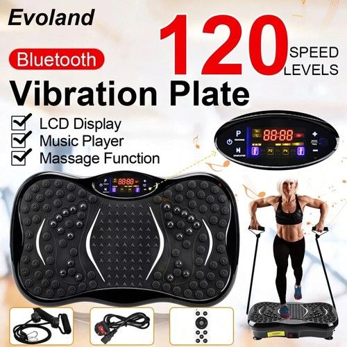 Power Vibration Plate Vibrating Machine Platform Exercise Body Shaker Massager