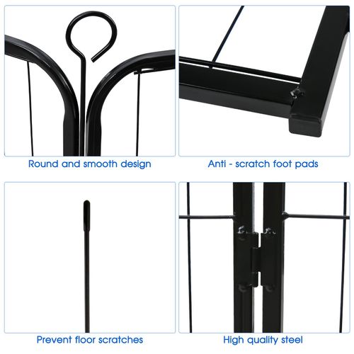 6/8 Panel Dog Pen Pet Puppy Playpen Metal Exercise Play Fence for Indoor Outdoor — image 5
