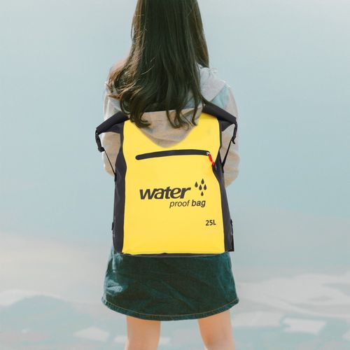 Black Durable Waterproof Dry Bag Hiking Backpack for Camping and Outdoor Use — image 8