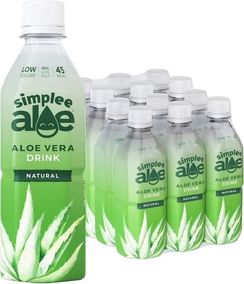Simplee Aloe® Aloe Vera Drink with Pulp 12 x 500ml (Original) — image 1