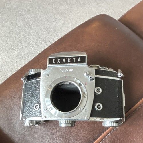 Exakta Varex IIb Vintage SLR Film Camera Body Only Silver Camera Body