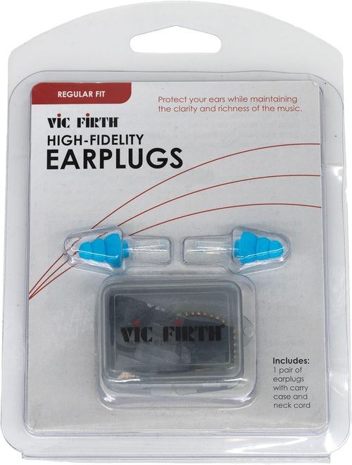 Vic Firth High-Fidelity Regular Earplugs Regular, Blue — image 1