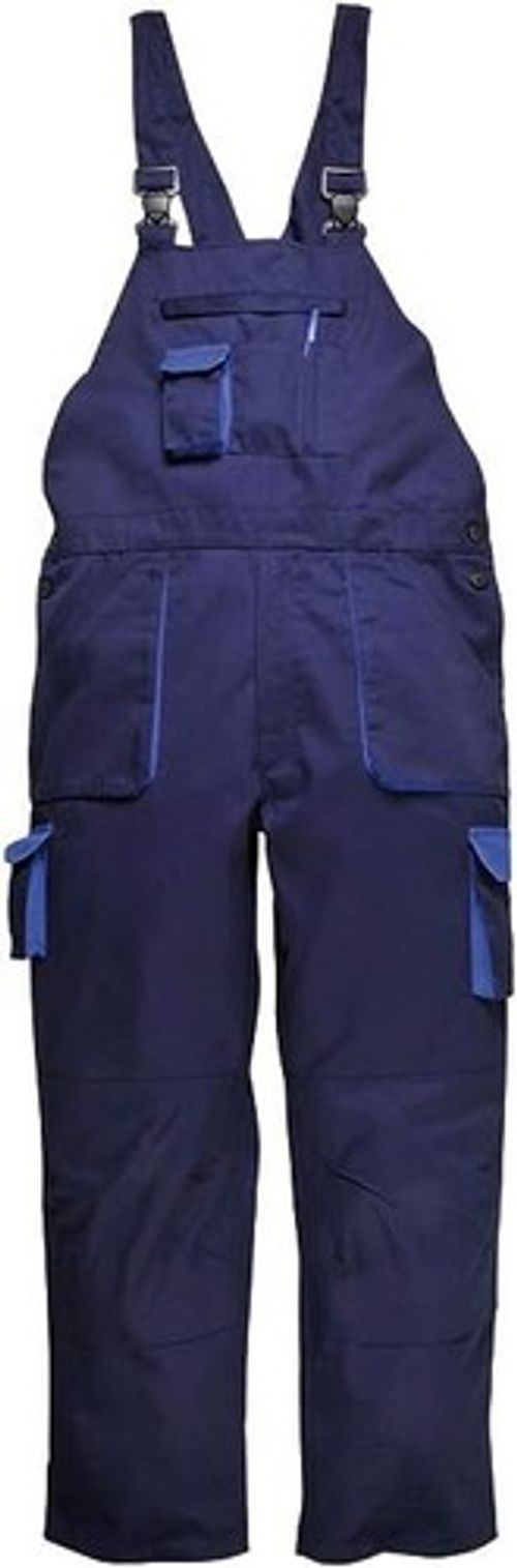 Atomic Workwear Contrast Workwear Bib & Brace Overalls with Knee Pad Pockets