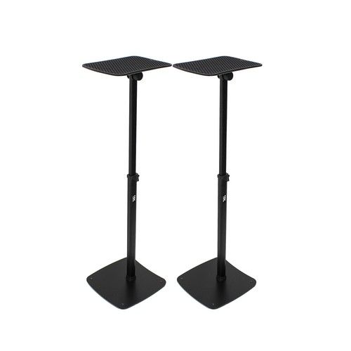 2x Studio Monitor Stand Deluxe with Tilting Top Plate TEK audio SS550