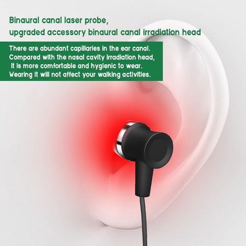 2026 New Portability Tinnitus Relief Earplug Nasal Rhinitis 650nm Red Light UK — image 19