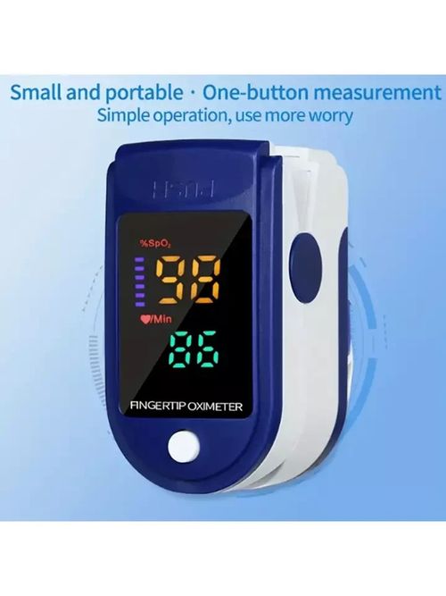 Heart Rate Monitor Oximeter Blood Oxygen SpO2 Finger Pulse Saturation Meter UK — image 2