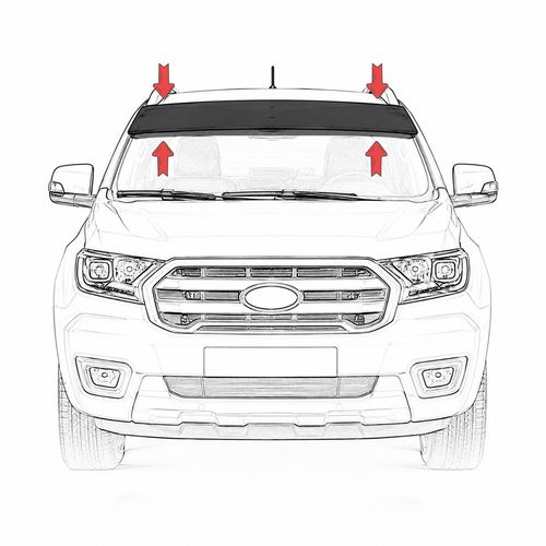 Ford Transit Mk8 2014-2019 Sun Visor, Bumper Lip — image 5