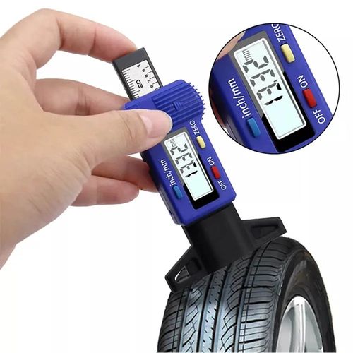 Digital Tyre Tread Depth Gauge Measuring Tool Caliper Thickness Gauges Car Van — image 5