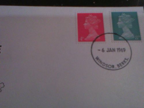 GB 1969 Colour Change Definitive FDC Windsor — image 2