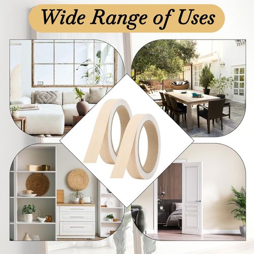 Wood Grain Edge Banding Tape 2cm×10m Self-Adhesive Trim 2 Rolls — image 8