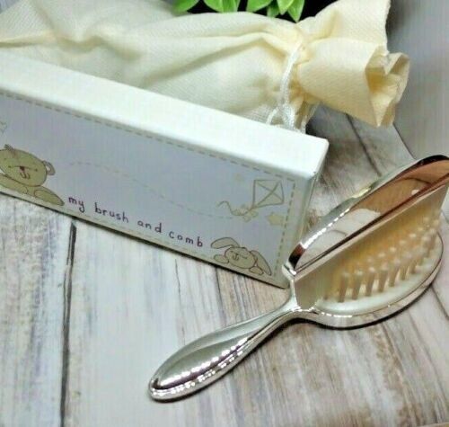Baby Silverplated Brush & Comb Set - ENGRAVING OPTION!