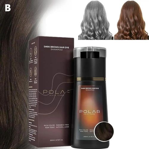 200ml Polar Hair Instant Dye Shampoo Hair Color Shampoo for Hair Natural Color — image 7