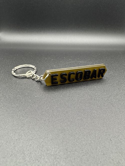 Personalised Gift Custom Name 4D Car Number Plate Keyring Custom Name Keychain — image 12