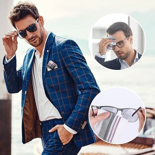 12PCS Men's Handkerchiefs Large Cotton Hankies Premium Soft Gents Hankies UK — image 7