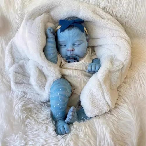 19in Lifelike Reborn Baby Dolls Avatar Peaches Real Handmade Full Body Toy Gift — image 1