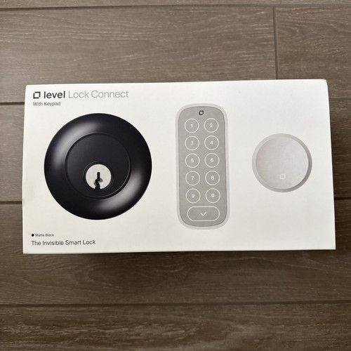 Level Lock (Wi-Fi) Smart Lock with Keypad (Matte Black) Matte Black