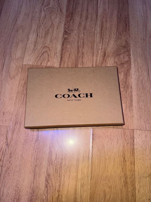 3 in 1 Coach Black Wallets and Keychain Set — image 2