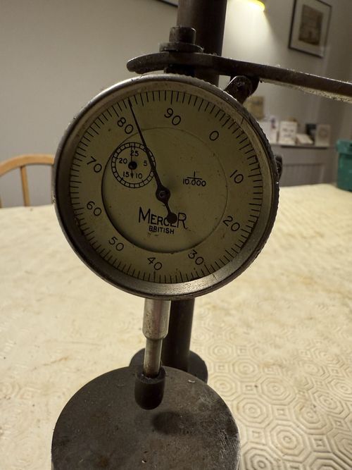 Comparator Stand / Mercer Dial Indicator - Adjustable Bed 10" O/A Height - DTI — image 2