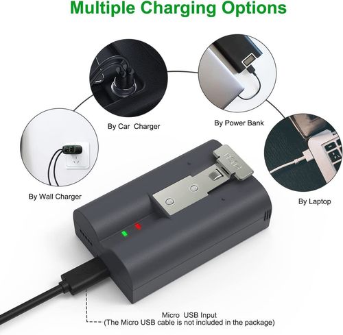 Rechargeable Lithium Battery Pack for Ring Video Doorbell 2 3 4 Spotlight Camera — image 6