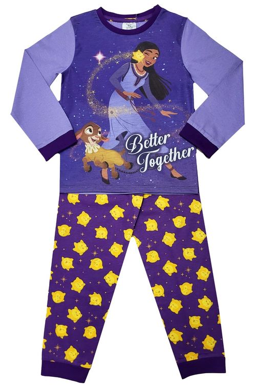 Girls Disney Wish Pyjamas Nightwear 18 Months - 8 Years — image 1